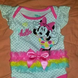Minnie Mouse onesie